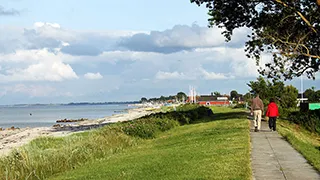 Strand in der Nähe von Drei Terrassen Strandhus