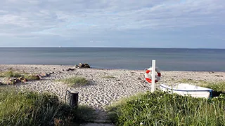 Strand in der Nähe von Drei Terrassen Strandhus