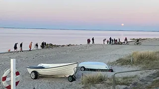 Strand in der Nähe von Drei Terrassen Strandhus