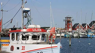 Hafen in der Nähe von Bagenkop Aktivhus
