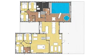 Grundriss von Langeland Aktivhus