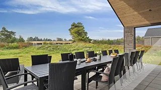 Terrasse von Hasmark Gruppehus