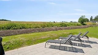 Blick auf die Landschaft von Hasmark Poolhus