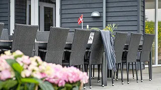 Terrasse von Hønnerup Aktivitätshus