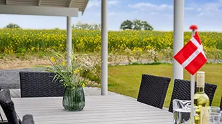 Terrasse von Hønnerup Aktivitätshus