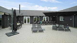 Terrasse von Paradies Poolhus