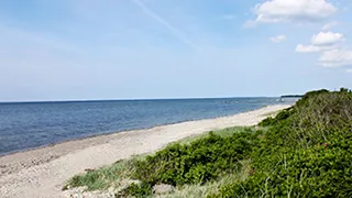 Strand in der Nähe von Bogense Aktivhus