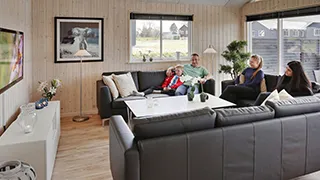 Wohnzimmer von Solbakken Hus