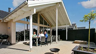 Terrasse von Solbakken Hus