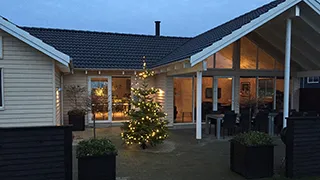 Terrasse von Solbakken Hus