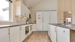 Küche in Strandbakken Poolhus