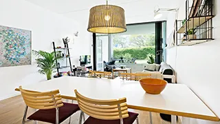 Essbereich in Klinten Lejlighed