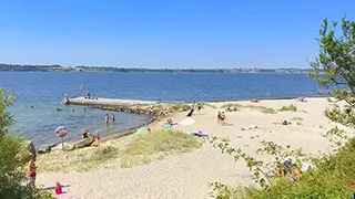 Strand in der Nähe von Klinten Lejlighed