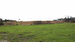 Blick auf die Landschaft von Hus Mosegården