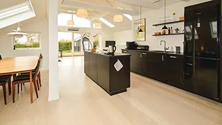 Küche in Hus Hygge på Bogø