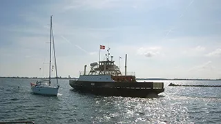 Hafen in der Nähe von Hus Hygge på Bogø