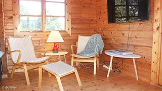 Wohnzimmer von Sommerhus Kramnitze