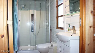 Badezimmer in Sommerhus Kramnitze