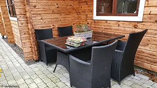 Terrasse von Sommerhus Kramnitze