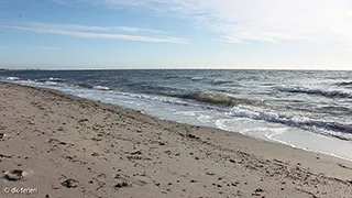 Strand in der Nähe von Sommerhus Kramnitze