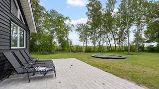 Terrasse von Hansa Poolhus