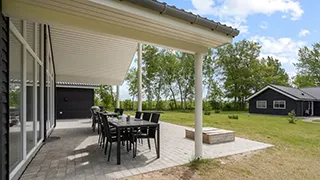 Terrasse von Hansa Poolhus