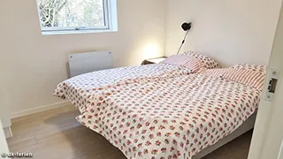 Schlafzimmer in Løvsanger Poolhaus