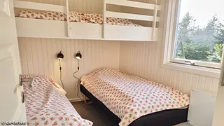 Schlafzimmer in Løvsanger Poolhaus