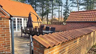 Terrasse von Trollius Poolhus