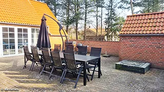 Terrasse von Trollius Poolhus