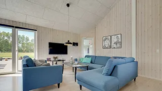 Wohnzimmer von Ukama Poolhus