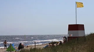 Strand in der Nähe von Kohave Aktivhus
