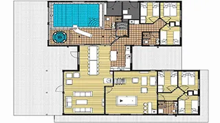 Grundriss von Kohave Aktivhus
