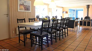 Essbereich in Marielyst Poolhaus