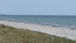 Strand in der Nähe von Marielyst Poolhaus