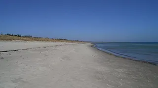 Strand in der Nähe von Nattergale Aktivhus