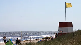 Strand in der Nähe von Ugle Aktivhus