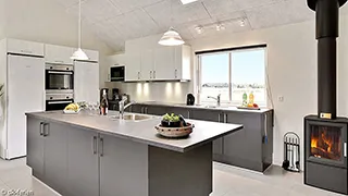 Küche in Bøtø Poolhus