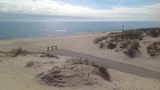 Strand in der Nähe von Fasan Aktivhus