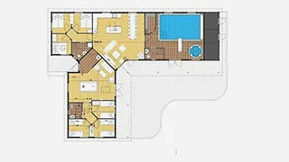 Grundriss von Sildestrup Aktivhus