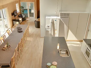 Essbereich in Langø Aktivhus