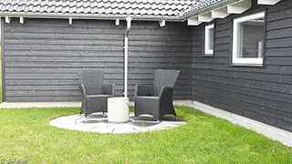 Terrasse von Aktivhus Råbylille