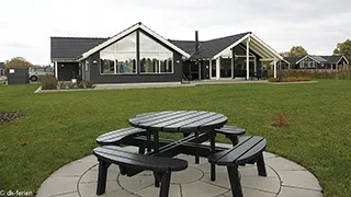 Terrasse von Aktivhus Råbylille