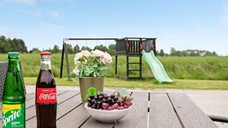Terrasse von Fiskekrogen Poolhus