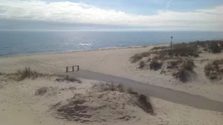 Strand in der Nähe von Sitka Spahus