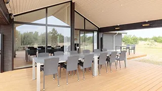 Terrasse von Hansa Spahus