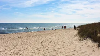 Strand in der Nähe von Hansa Spahus