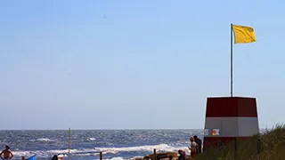 Strand in der Nähe von Hansa Spahus