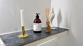Badezimmer in Sommerhus Velvære