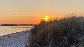 Strand in der Nähe von Kramnitze Hyggehus